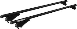 Menabo Tiger 120cm Universal for Cars with Factory Bars (with Roof Rack Legs) Blacks