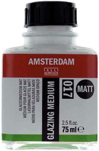 Royal Talens Amsterdam 017 Glazing Medium Matt Βερνίκι Ζωγραφικής 75ml 1τμχ