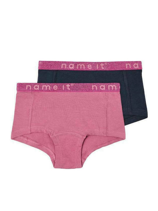 Name It Kids' Set with Boxers Pink 2pcs