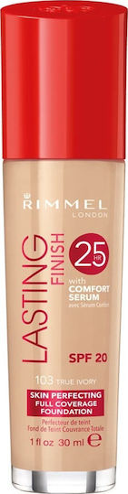 Rimmel Lasting Finish 25h Foundation Mov/alb 210 Bej auriu 30ml