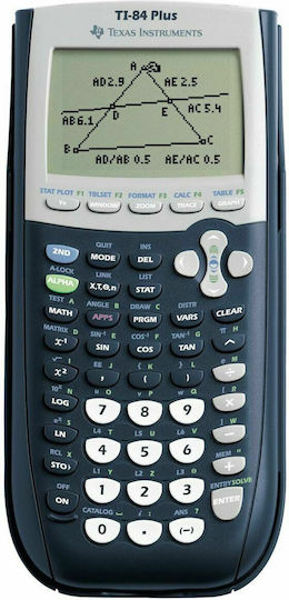 Texas Instruments TI 84 Plus Αριθμομηχανή Γραφημάτων σε Μαύρο Χρώμα