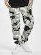 Trousers Cargo Elastic in Regular Fit Snow Camo