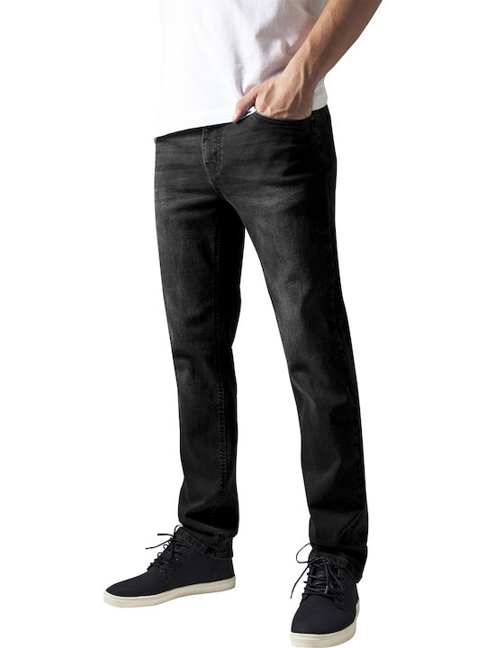 Urban Classics TB1437 Men's Jeans Pants in Loose Fit Black Washed