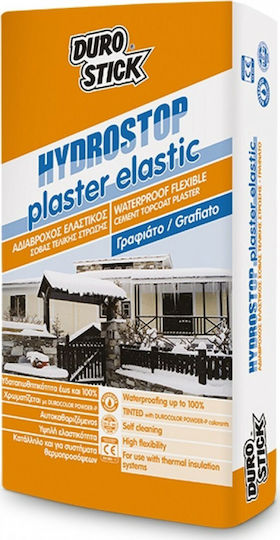 Durostick Σοβάς Hydrostop Plaster Elastic Σοβάς Γραφιάτο 25kg ΚΟΠΕΓ25 25kg