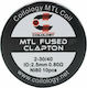Coilology Mtl Fused Clapton Ni80 0.8 ohm 10τμχ