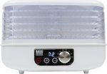 Bass Polska BH10602 Food Dehydrator with 5 Shelves and Adjustable Temperature 35-70°C