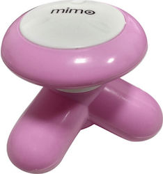 Mimo Massager Massage Device for the Neck, the Back, the Legs & the Hands with Vibration Pink
