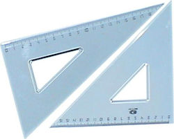 Pratel Set 2 Instrumente Geometrice Plastice Dihamnă ILCA