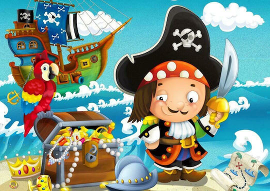 Puzzle pentru Copii The Treasure of the Pirate 48buc Bluebird Puzzles