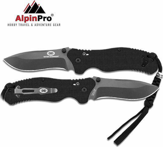 AlpinPro Eagle Claw EDC Survival Pocket Knife Black