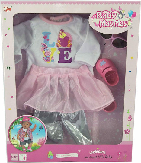 Blue Toys Ρουχαλάκια Baby May May Σετ Ρούχα και Παπούτσια