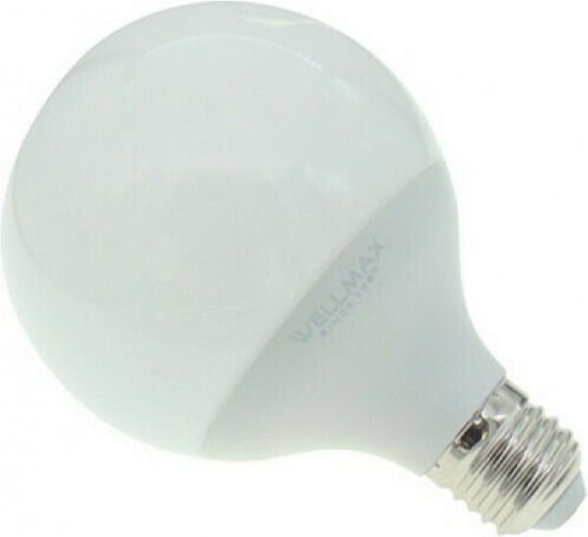 Wellmax LED Bulb 12W for Socket E27 and Shape G95 Natural White 1200lm