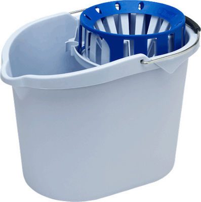 Vileda Mop Bucket with Squeezer Plastic 001034 Capacity 10lt Blue