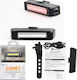 Comet 31003CMT50BK Rechargeable Front Bicycle Light LED