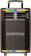Daewoo Karaoke-System mit einem Kabelgebundenen Mikrofon DSK-222 DBF288 in Schwarz Farbe