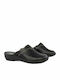 Castor Anatomic 3208 Anatomic Leather Women's Slippers In Black Colour