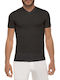 Walk Men's Short Sleeve Undershirt Black