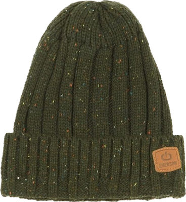 172.EU03.17 Ribbed Beanie Cap Khaki