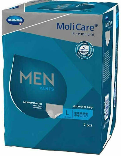 Hartmann Molicare Premium Men Πάνες Βρακάκι Ακράτειας 7 Drops Large 7τμχ
