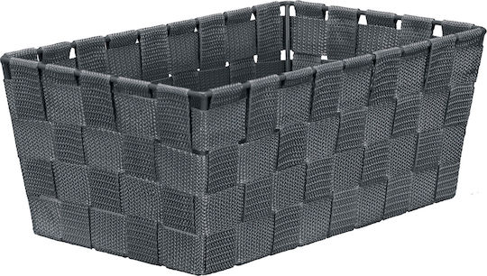 Kleine Wolke Storage Basket Plastic Anthracite 28x18x11.5cm 1pcs