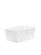 Kleine Wolke Chico Box Καλάθι Αποθήκευσης Πλαστικό Λευκό 22x14x9cm
