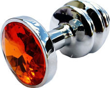 Dolce Piccante Buttplug Jewellery Πρωκτική Σφήνα Small Πορτοκαλί 4cm