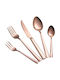 Dinox Porto Set de Tacâmuri Inoxidabil Rose Gold 30buc