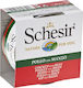 Schesir Dog Jelly Wet Food Dogs in Cans with Chicken and Calf Grain-Free & Gluten-Free 150gr