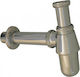 Team Siphon Spülbecken mit Ausgang 32mm Silber
