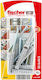 fischer Befestigungsdübel NV SX 8x40mm Schraubanker Kunststoff 8x40mm 10Stück
