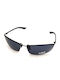 FILA Unisex Sunglasses with Black Metal Frame and Black Lens SF8300-531