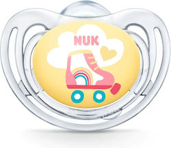 Nuk Freestyle Orthodontic Silicone Pacifier Rollers Transparent For 0-6 Months Nuk Freestyle Orthodontic Silicone Pacifier Rollers Transparent For 0-6 Months