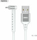 Remax Joy Winkel (90°) USB-A zu Lightning Kabel Weiß 1m (RC-100I)