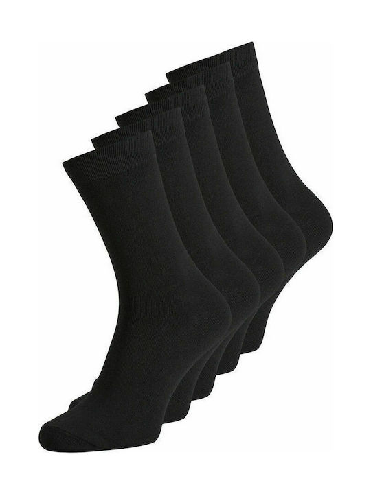 Jack & Jones Ανδρικές Μονόχρωμες Κάλτσες Μαύρες 4Pack