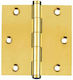 Martin Brass Furniture Hinge Χρυσό 20x20mm 2pcs