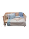 Anna Riska Baby Bettbezug Mix & Match 36 Turquoise 120x165cm.