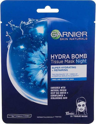 Garnier Hydra Bomb Night Μάσκα Ματιών για Αναζωογόνηση Νύχτας 6gr