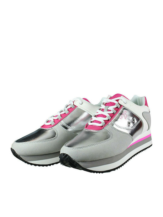 Guess Παιδικά Sneakers Ασημί