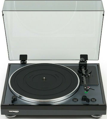 Thorens TD 102 A Black High Gloss Turntables with Preamp Black