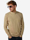 Brokers Jeans Men's Long Sleeve Sweater Turtleneck Beige