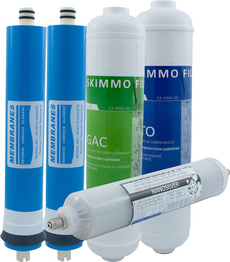 Fluxtek Water Filter Replacement Reverse Osmosis (RO) made of Activated Carbon ZNTRFP11 5pcs