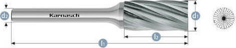 Karnasch Carbide Digging Cutter for Non-Ferrous Metals Cutter Bit Carbide for Metal \ Aluminum 10mm x 20mm x 6mm