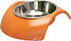 Rogz Luna Metallisch Schalen Futter & Wasser für Hund & Katze 2x 350ml in Orange Farbe