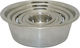 Happypet Edelstahl Schalen Futter & Wasser für Hund & Katze 200ml 11cm in Silber Farbe