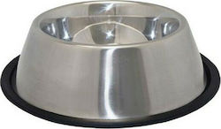 Happypet Spaniel Stainless Bowls Dog Food & Water Silver 800ml 13085