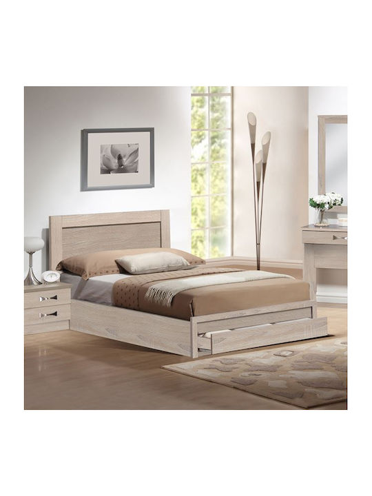 Hälfte Doppelbett Aus Holz Sonama Für Matratze ...