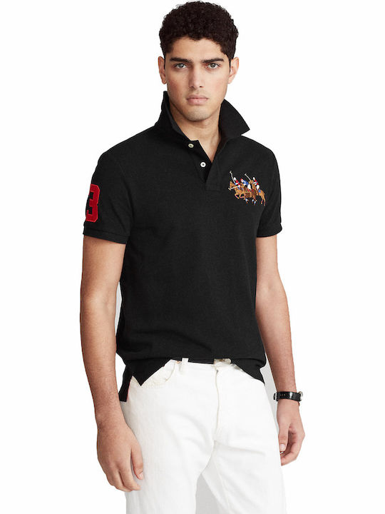 Ralph Lauren Ανδρικό T-shirt Polo Μαύρο