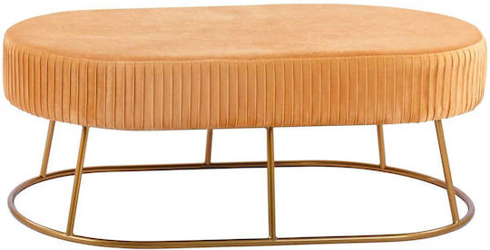 Samt-Tabouret Gold 118x64x40,5cm