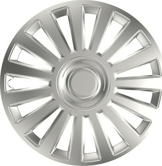 AMiO Τάσι Αυτοκινήτου Hubcap Luxury 1τμχ 13" Ασημί /AM