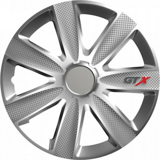 AMiO Capac De Roată Auto Versaco Gtx 14" 1 Bucată Argintiu